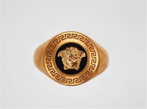 bague versace or 18k homme prix|Versace .